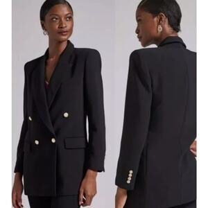 Generation Love Max Crepe Blazer Blazer Size XL NWT Gold Button Details Chic